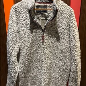 Men's Gray Sherpa Sweater